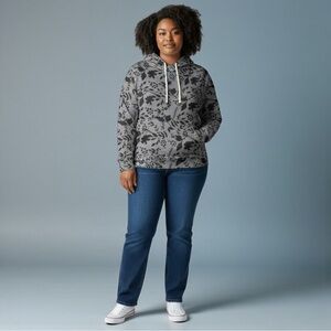 Ampersand Ave Hoodie ⚫️DoubleHood Sweatshirt ⚫️Women’s XXL ⚫️Cozy Stretch Fit